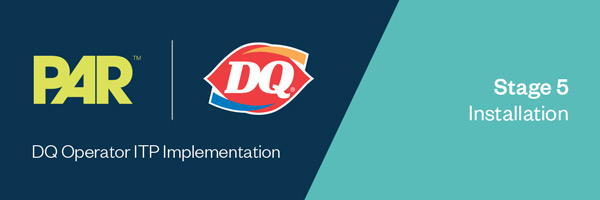 DQ Operator ITP Implementation: Stage 5 - Installation